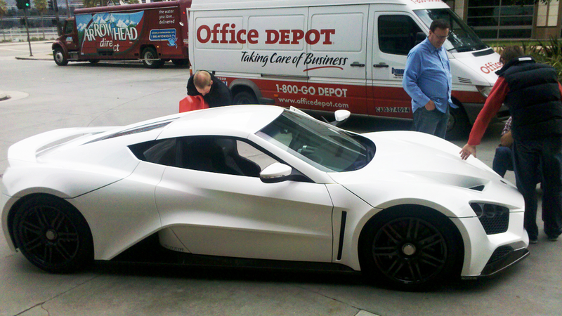 Illustration for article titled Zenvo ST1: First photos, video of $1.8 million supercar on U.S. soil